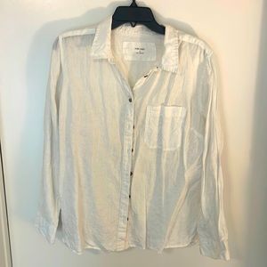Marks and Spencer pure linen button down